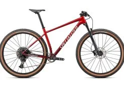 Specialized CHISEL HT COMP Red Tint Carbon/Brushed/White